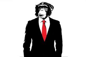 picture of a monkey in a suit